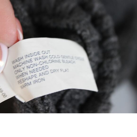 Gap Mens Large Sweater Jacket Button Up Shawl Collar Wool Blend Gray Cardigan - Picture 5 of 7